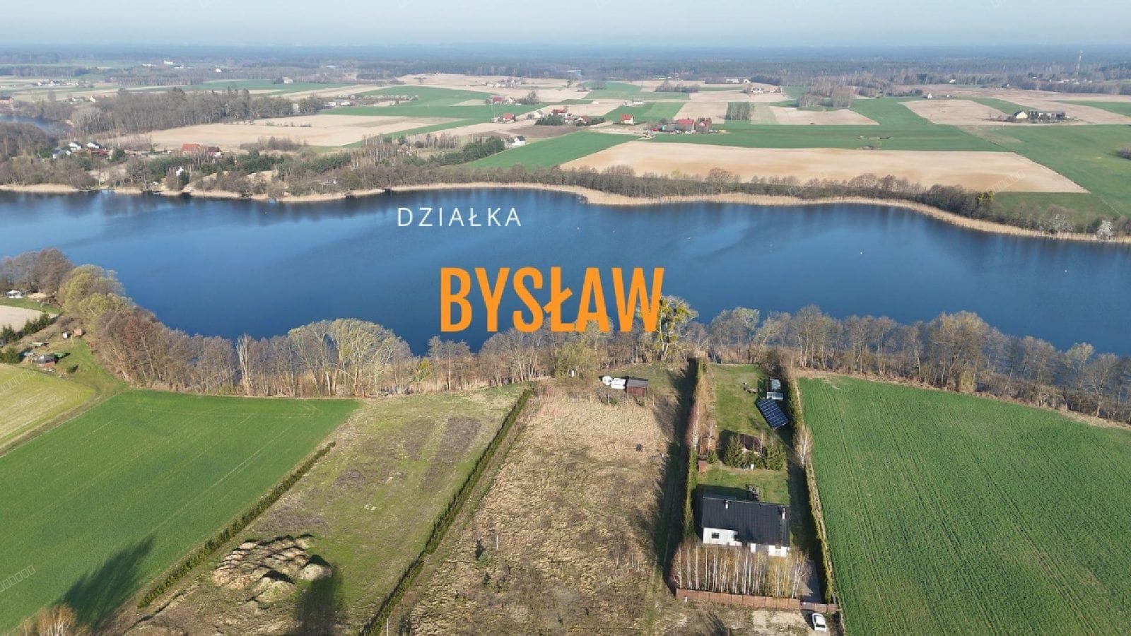 Działka marzeń z linią brzegową jeziora